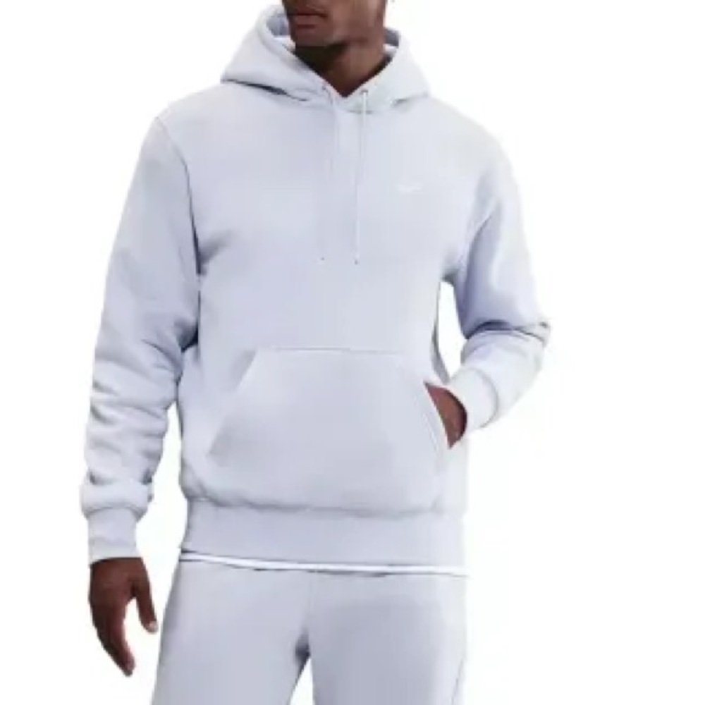 Nike Men's light blue unisex  Hoodie Sweatshirt Sz m